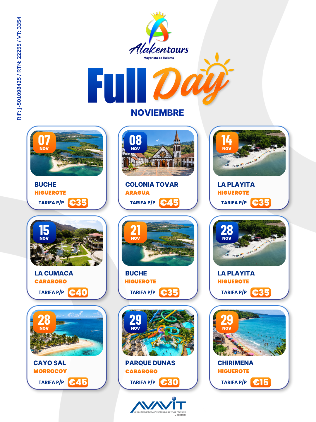 Noviembre Fullday